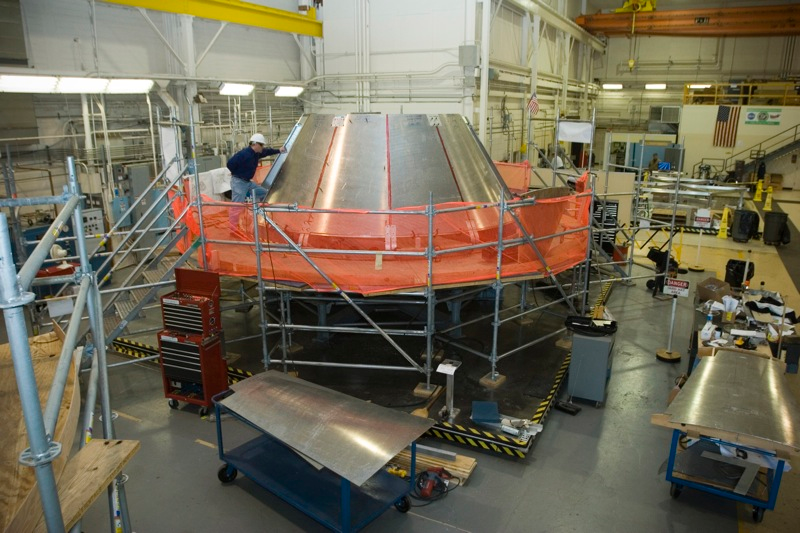Illustration for article titled Orion Crew Test Module Timelapse Build